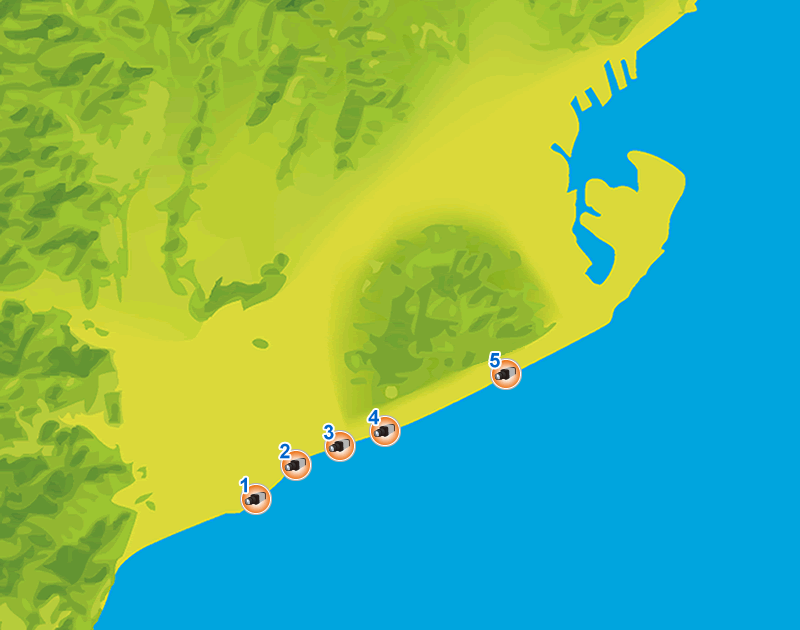 海岸監視カメラマップ