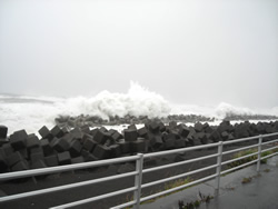 離岸堤設置による事業効果　画像1