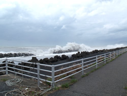 離岸堤設置による事業効果　画像2